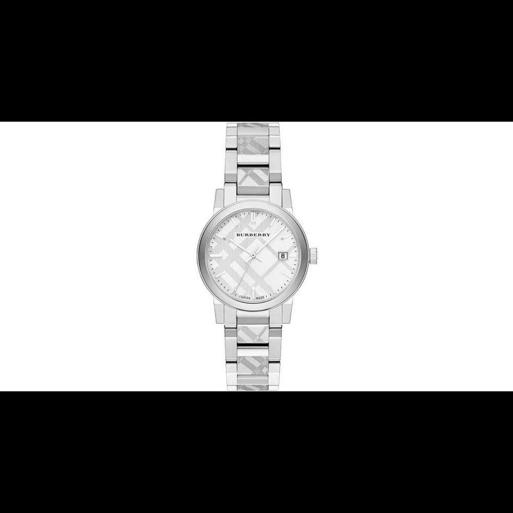 Burberry Check Etched Bracelet Watch 34mm